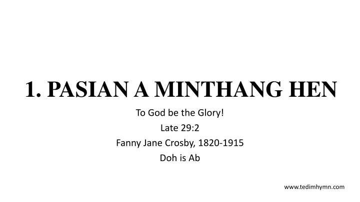 1 pasian a minthang hen