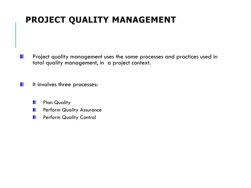 project quality management 1