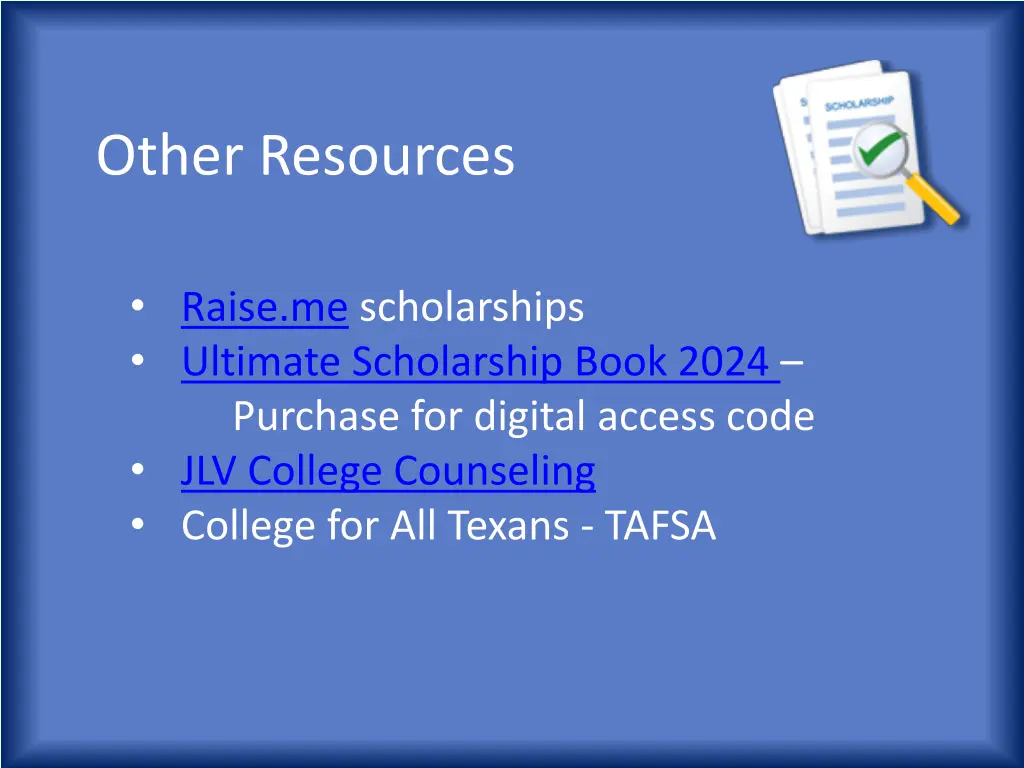 other resources