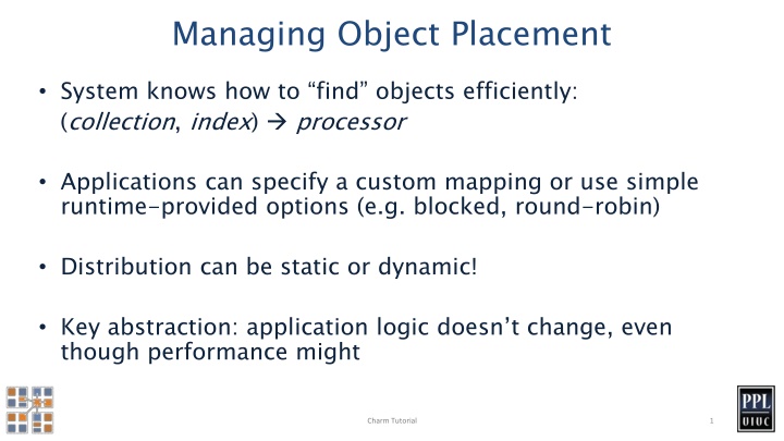 managing object placement