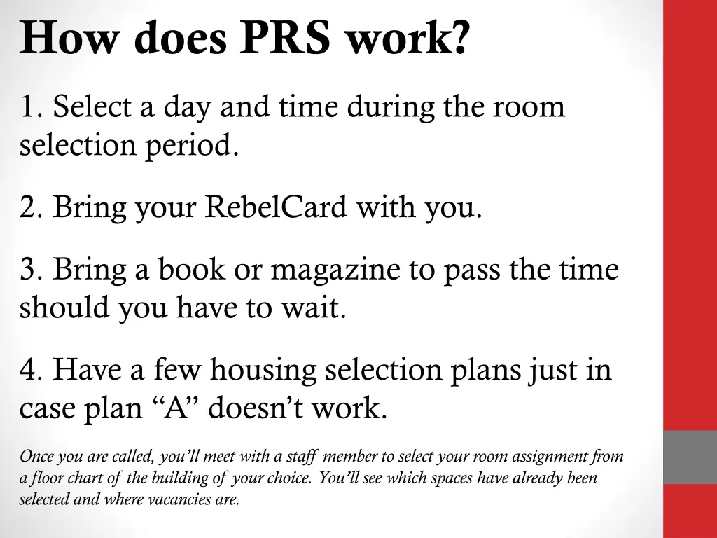 how does prs work