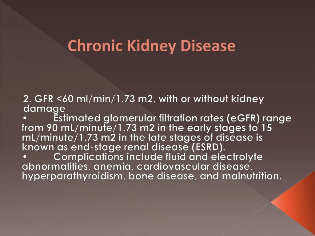 chronic kidney disease 2