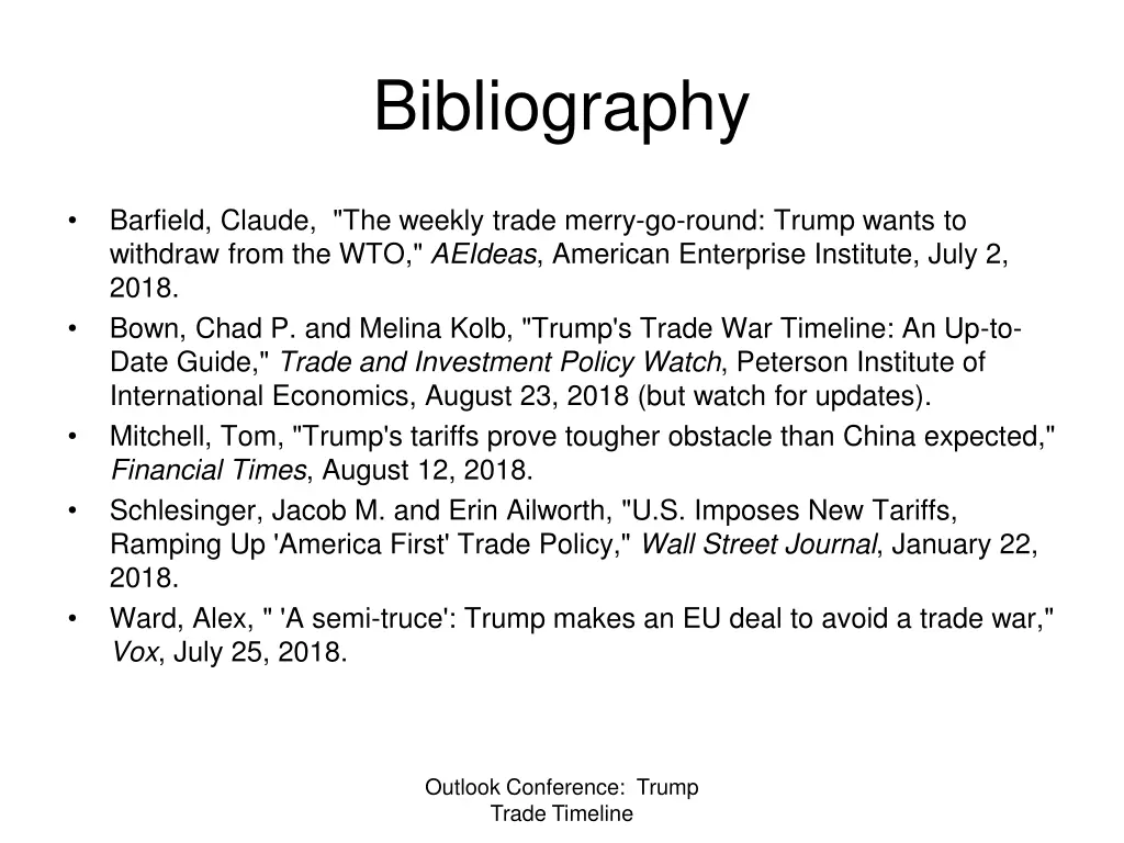 bibliography