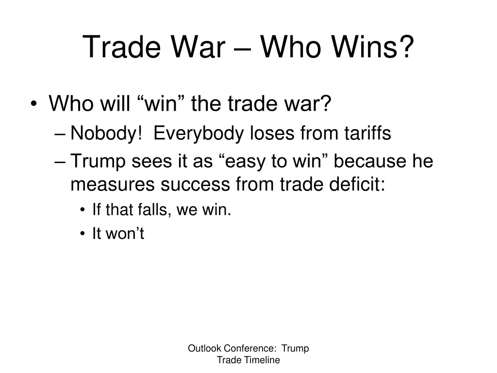 trade war who wins