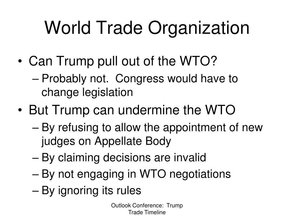 world trade organization 2