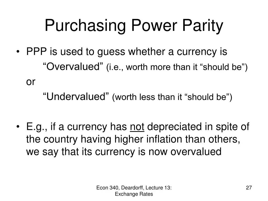 purchasing power parity 2