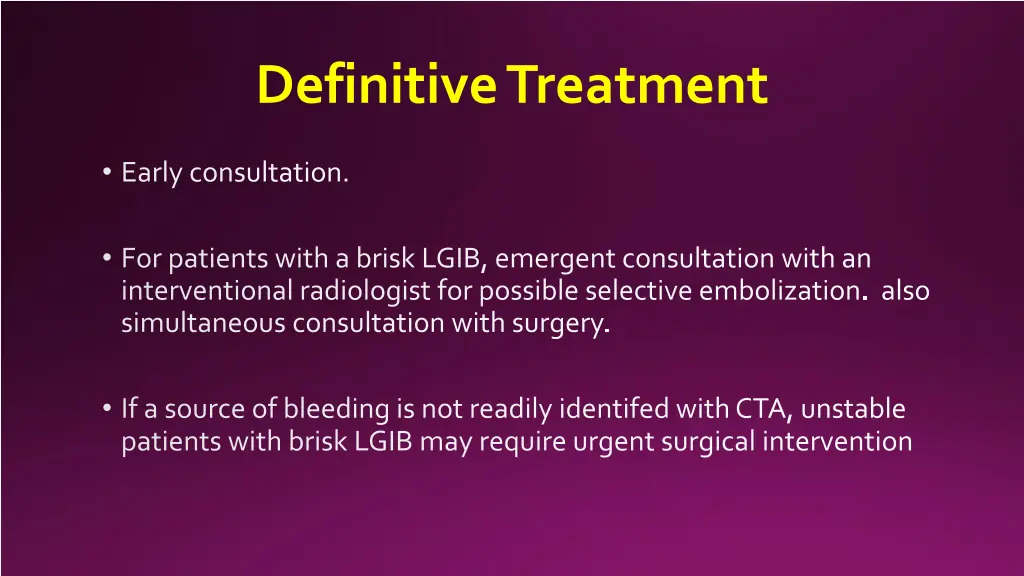 definitive treatment