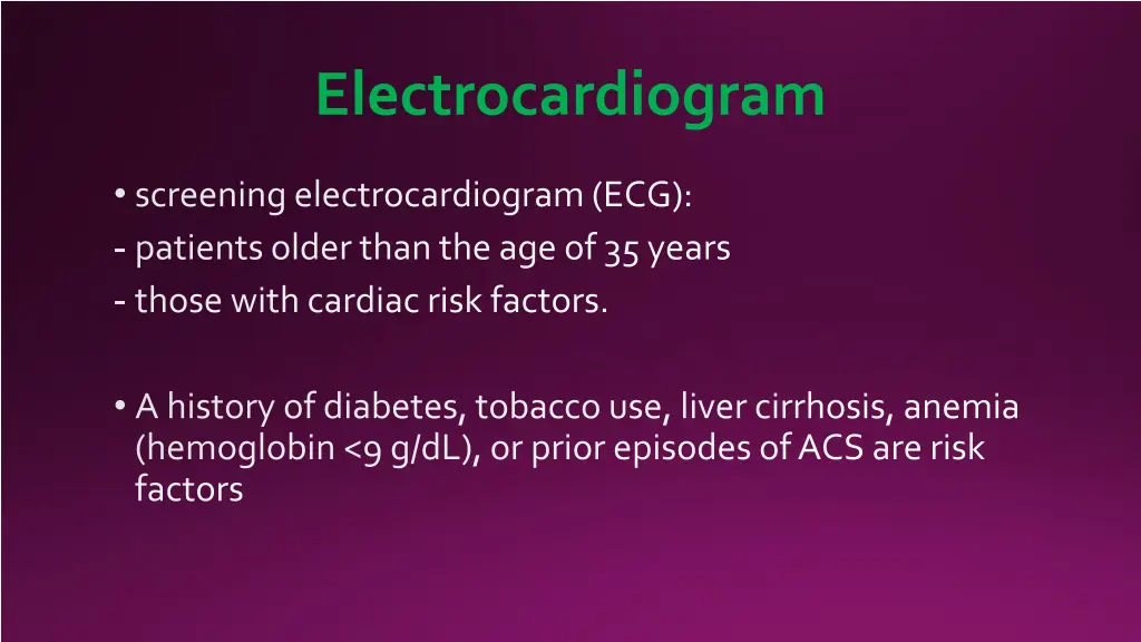 electrocardiogram