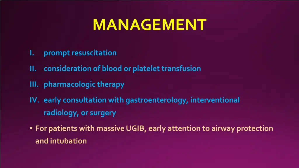 management