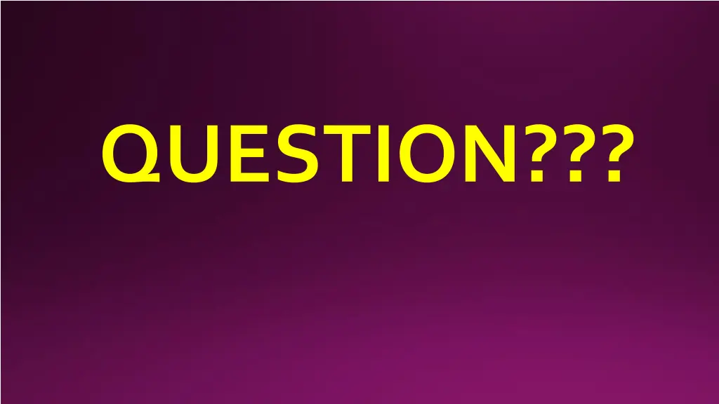 question