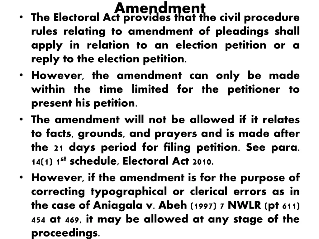 amendment