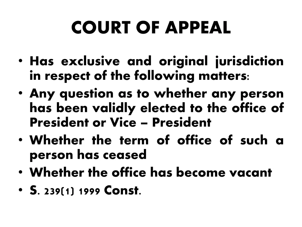 court of appeal