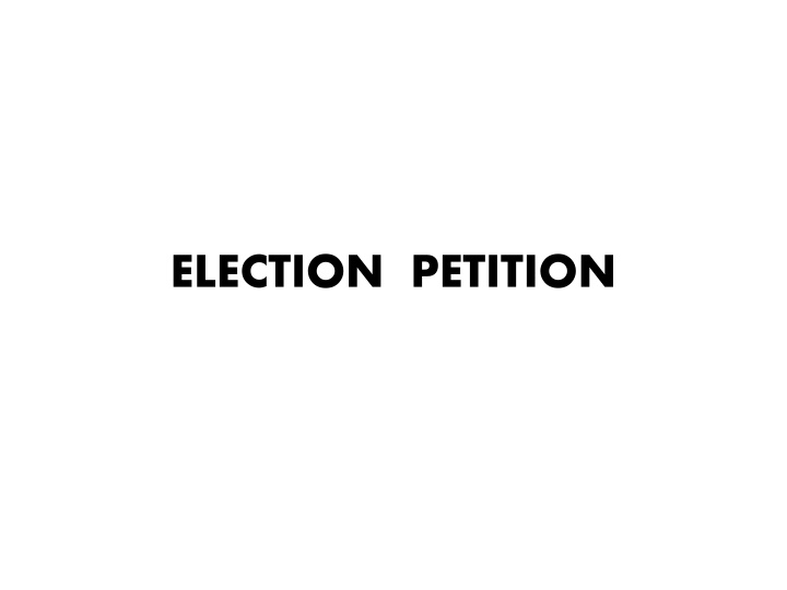 election petition