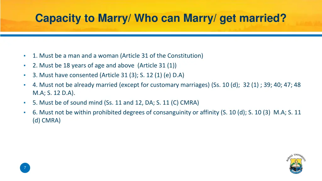 capacity to marry who can marry get married