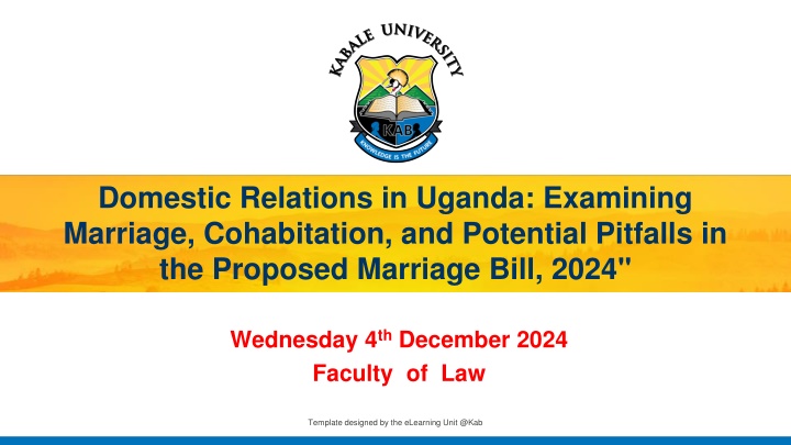 domestic relations in uganda examining marriage