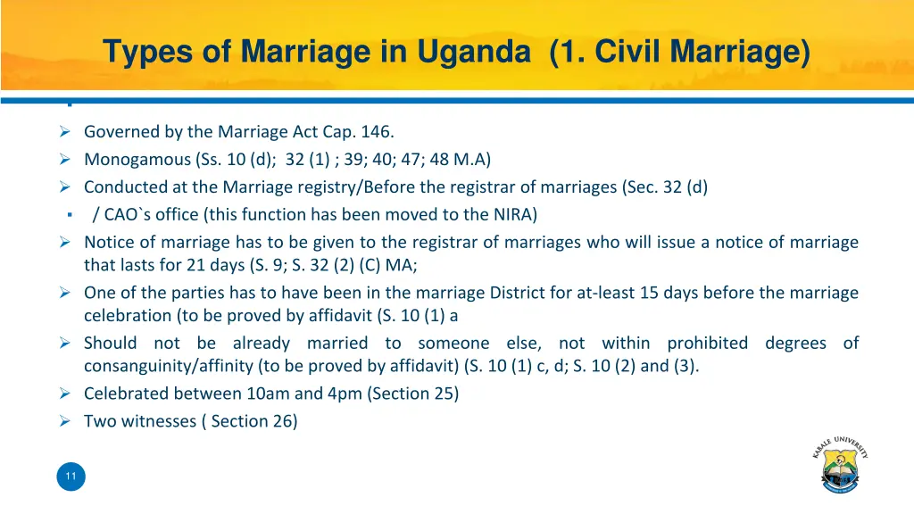 types of marriage in uganda 1 civil marriage