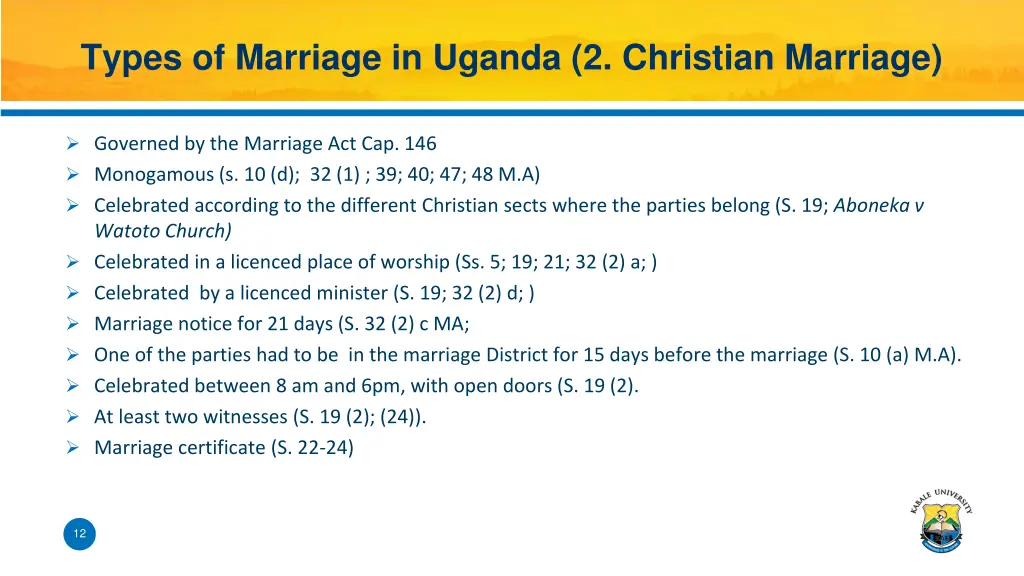 types of marriage in uganda 2 christian marriage