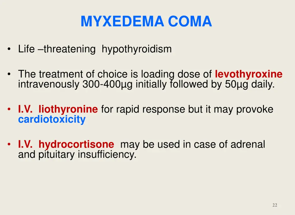 myxedema coma