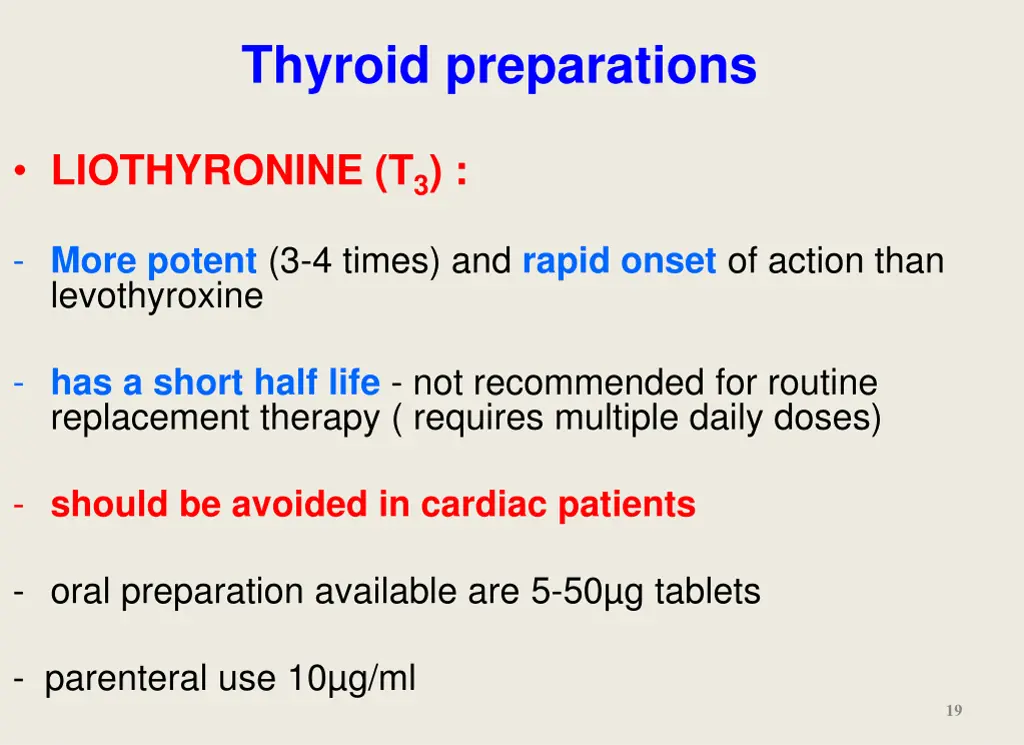 thyroid preparations 2
