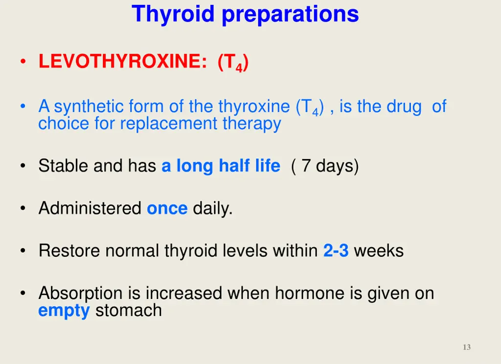 thyroid preparations