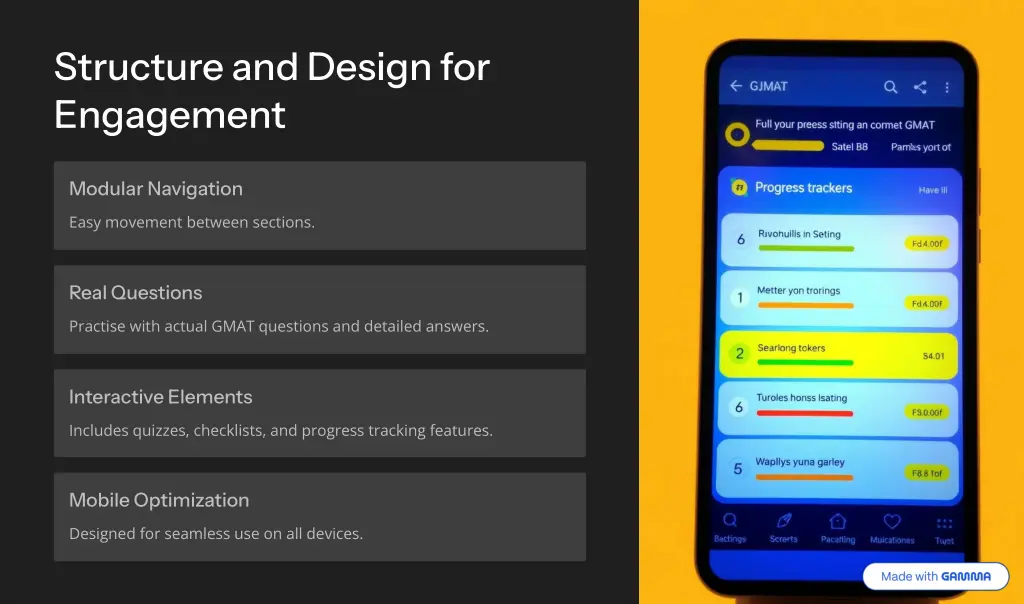 structure and design for engagement