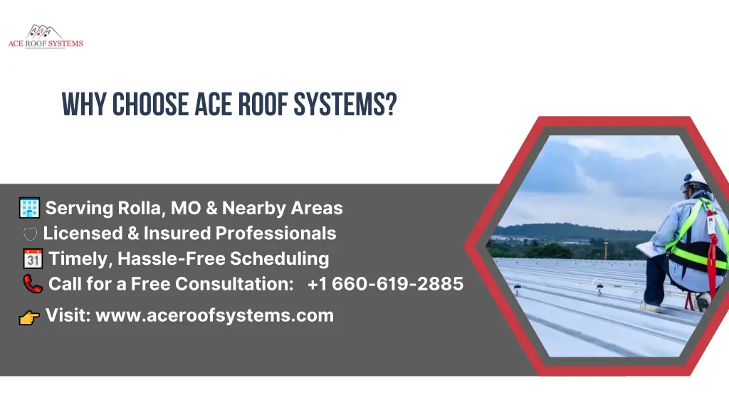why choose ace roof systems