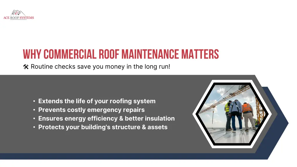 why commercial roof maintenance matters routine
