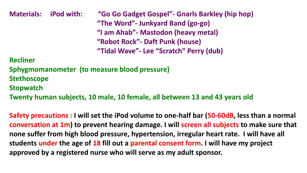 materials ipod with go go gadget gospel gnarls