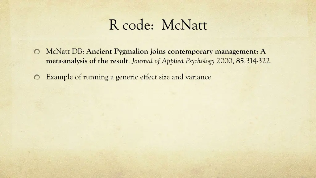 r code mcnatt