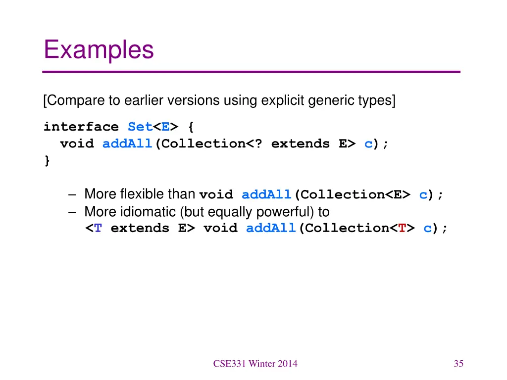 examples