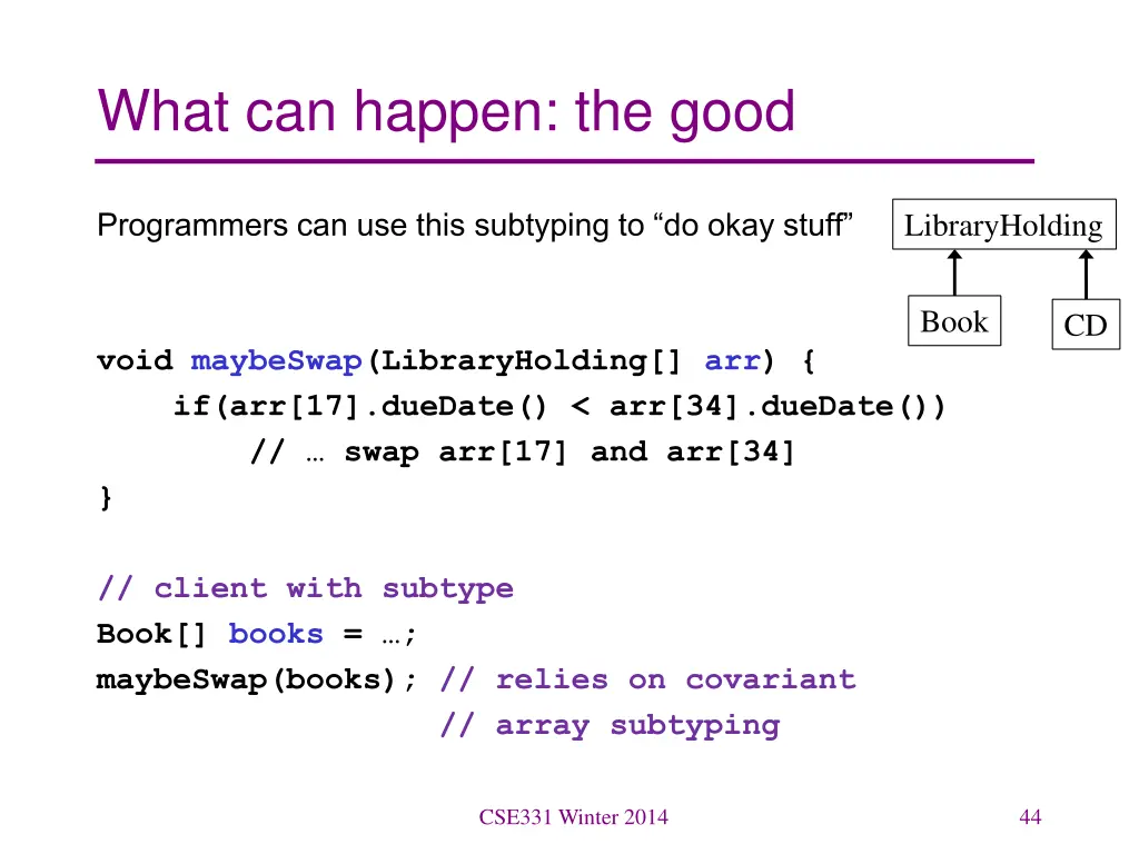 what can happen the good