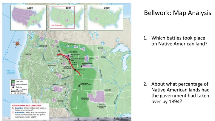 bellwork map analysis