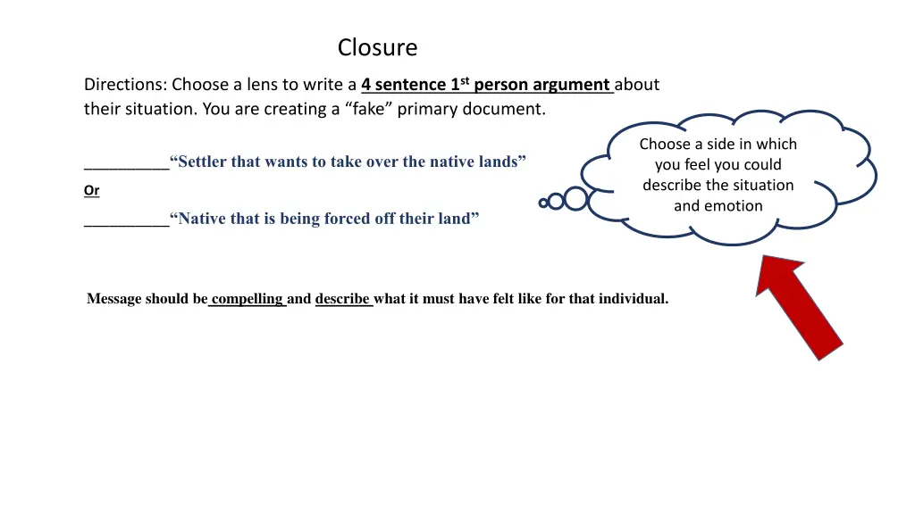closure