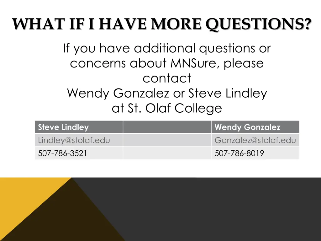 what if i have more questions if you have