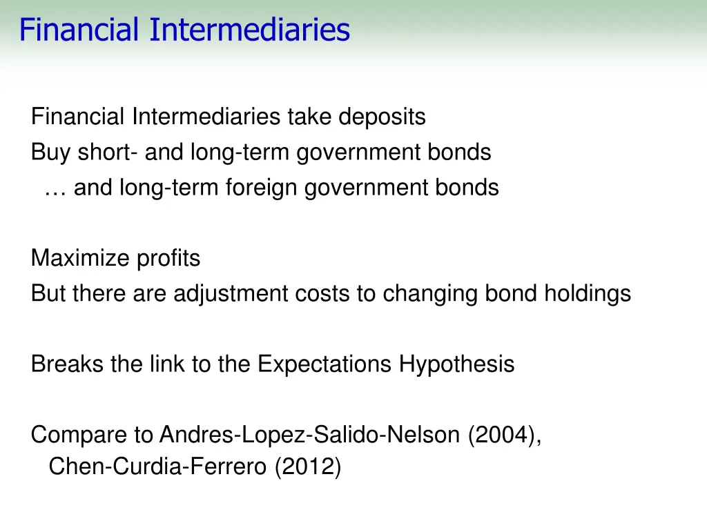 financial intermediaries