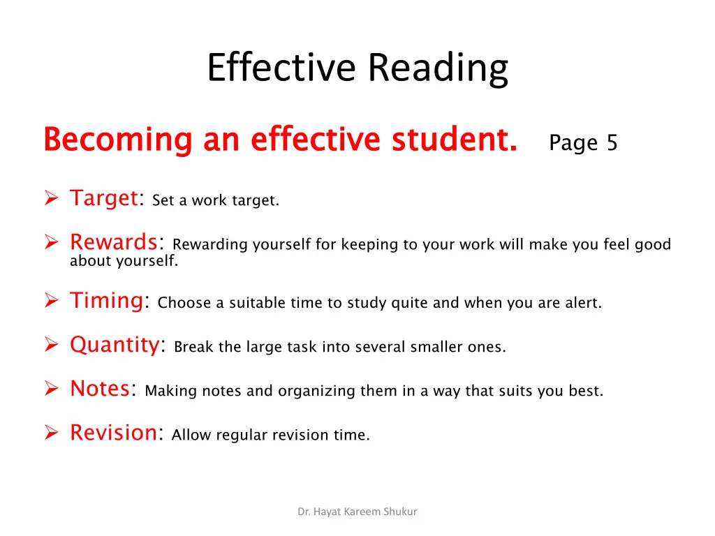 effective reading 1