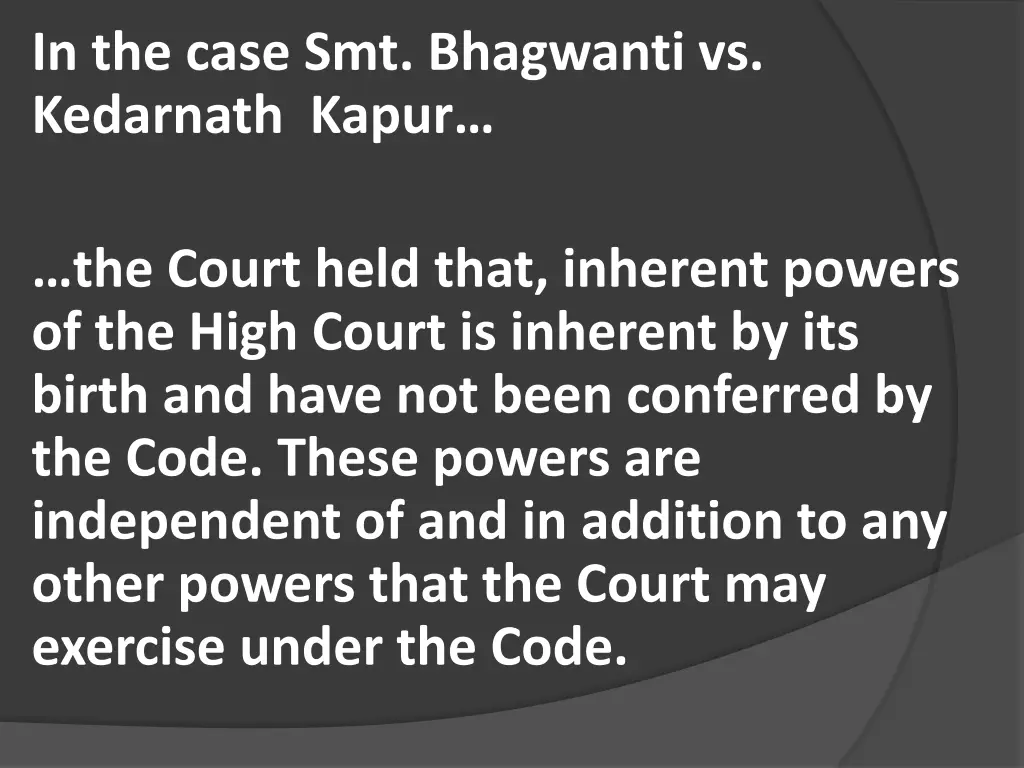 in the case smt bhagwanti vs kedarnath kapur