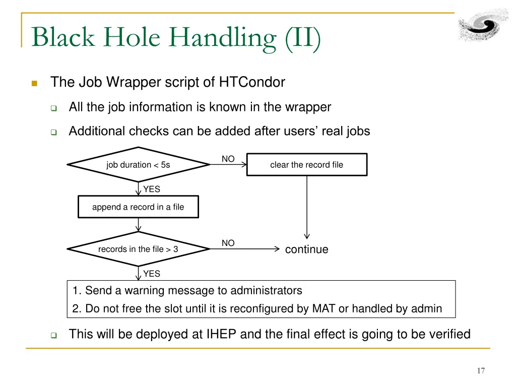 black hole handling ii