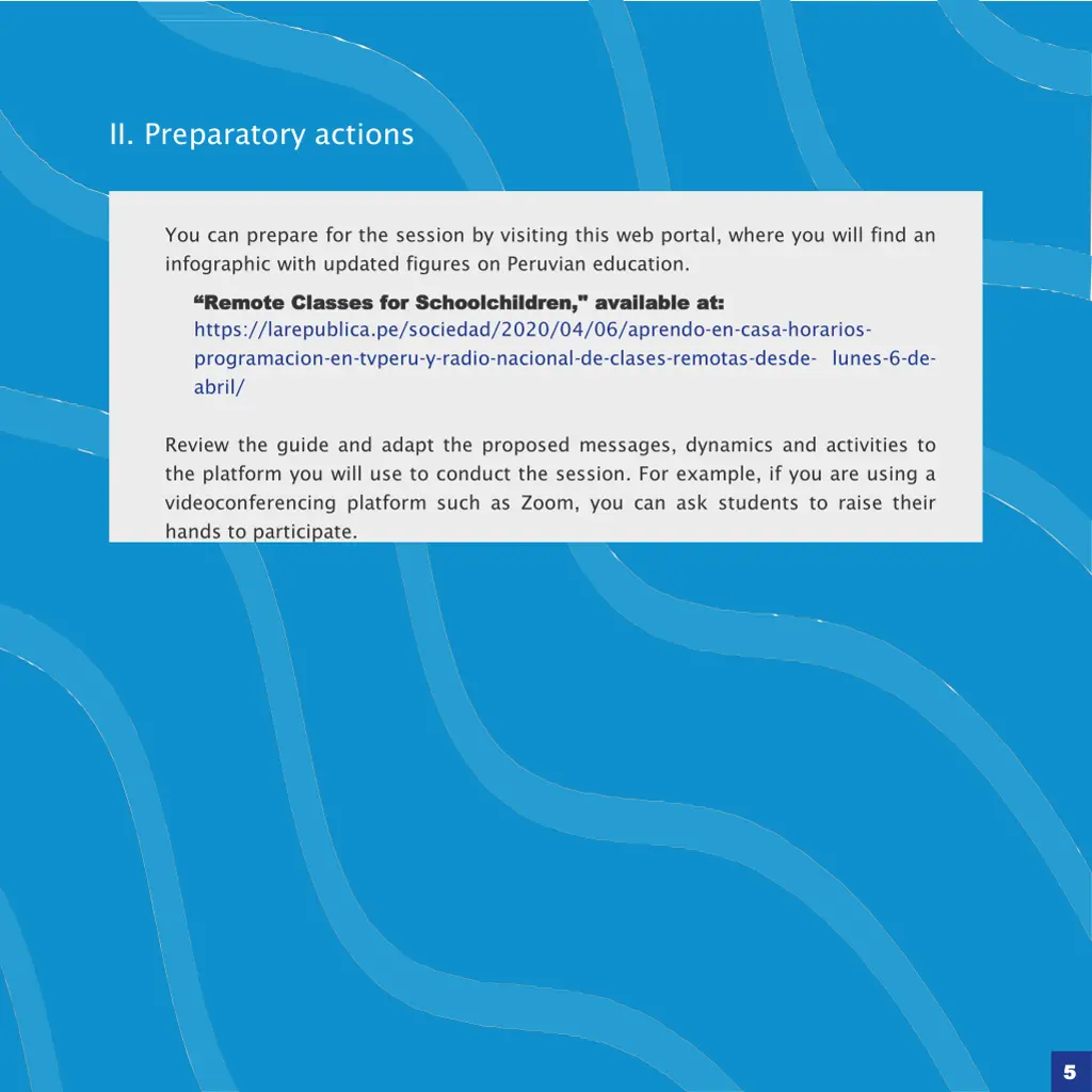 ii preparatory actions