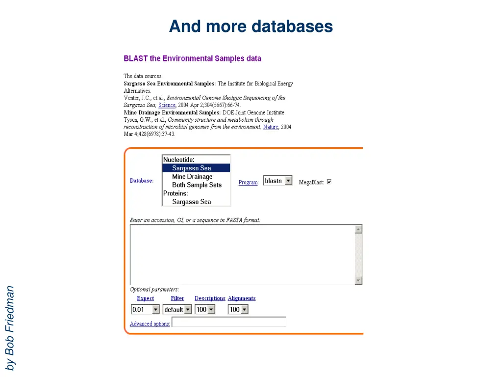 and more databases