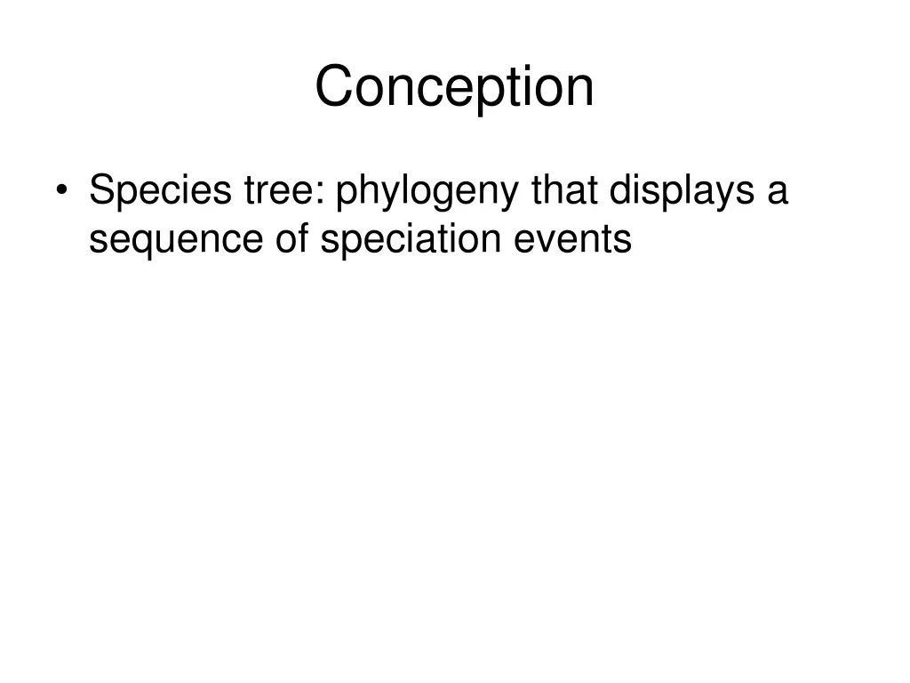 conception