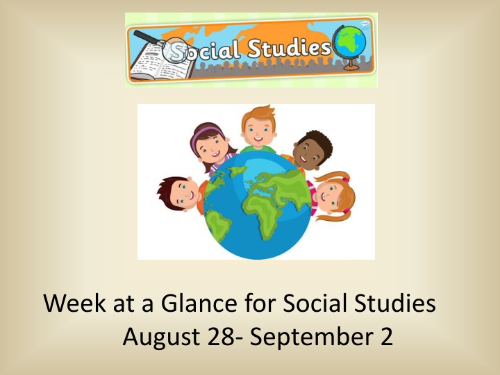week at a glance for social studies august