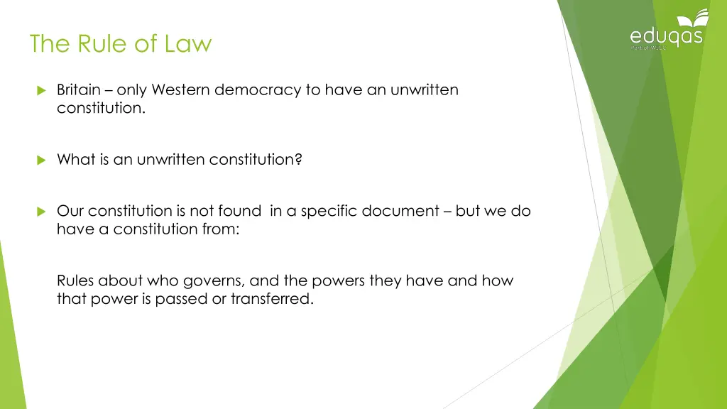 the rule of law