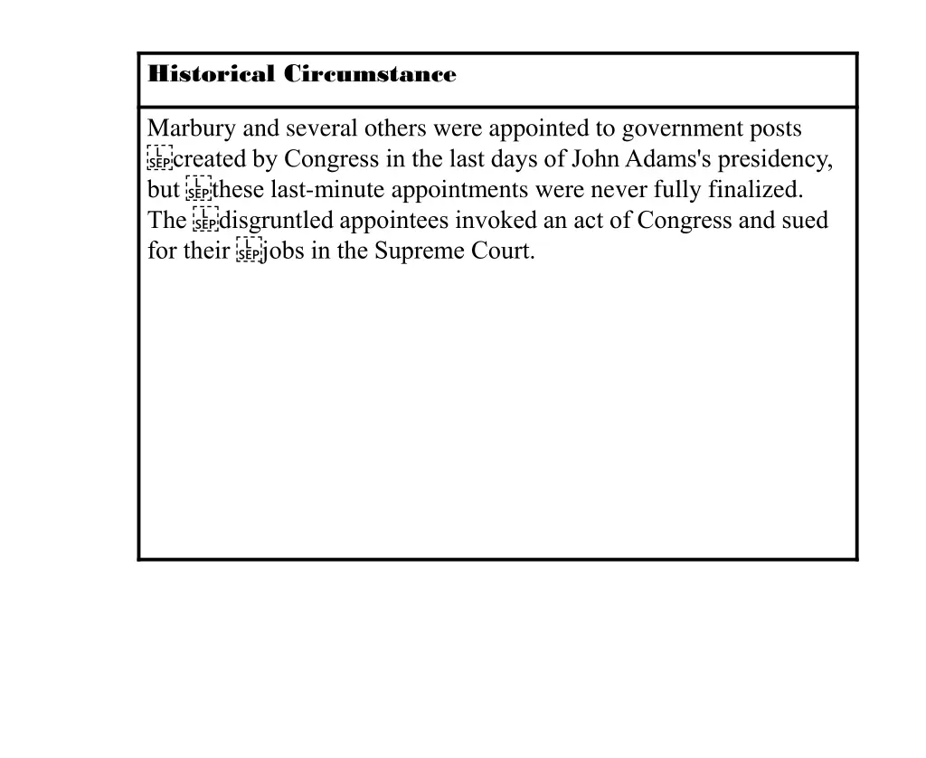 historical circumstance