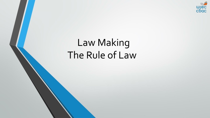 law making the rule of law