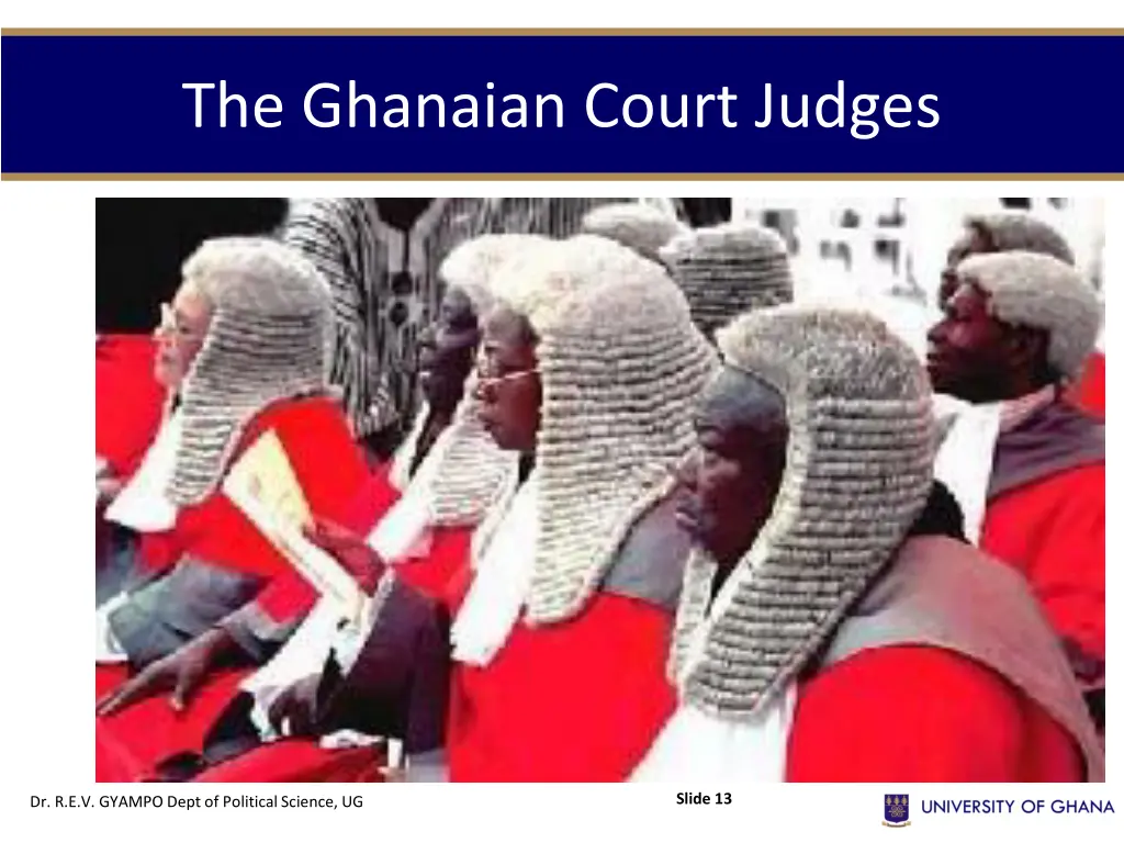 the ghanaian court judges