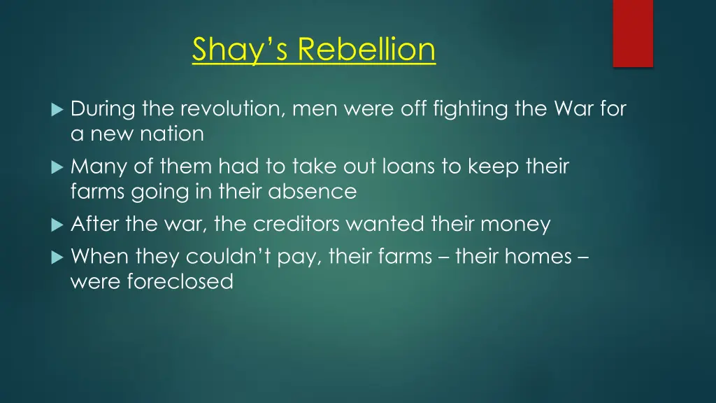 shay s rebellion
