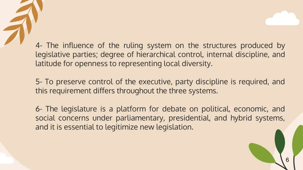 4 the influence of the ruling system