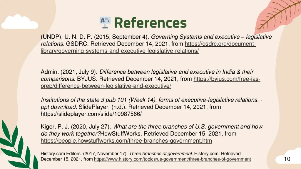 references