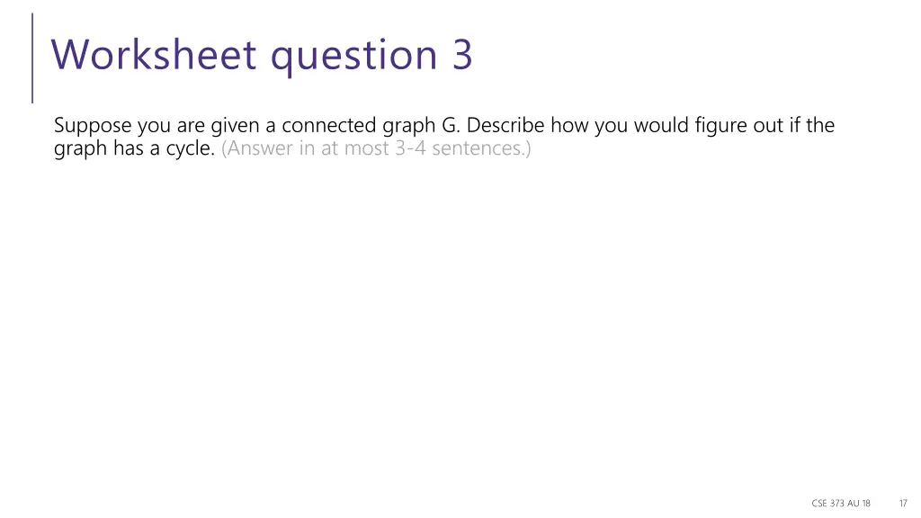 worksheet question 3